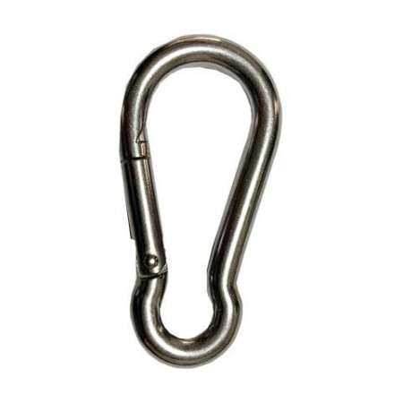 MOSCHETTONE POMPIERE INOX 80 mm MOSCHETTONE POMPIERE INOX 80 mm